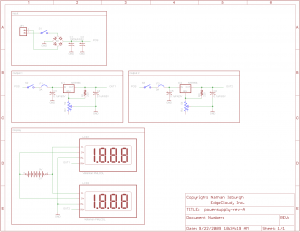 Simple variable power supply schematic