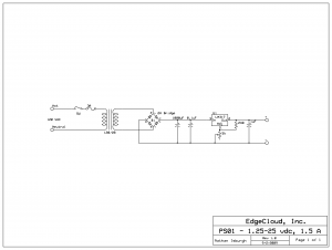 First iteration - variable power supply